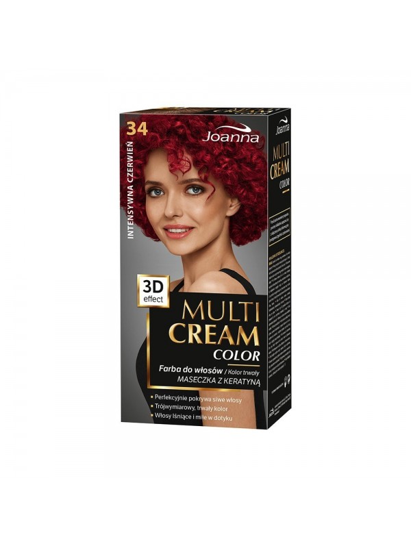 Joanna Multi Cream Color Hair dye /34/ Intense red