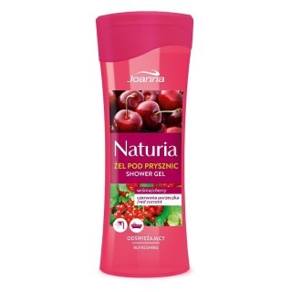 Joanna NATURIA Cherry and red currant shower gel 300 ml