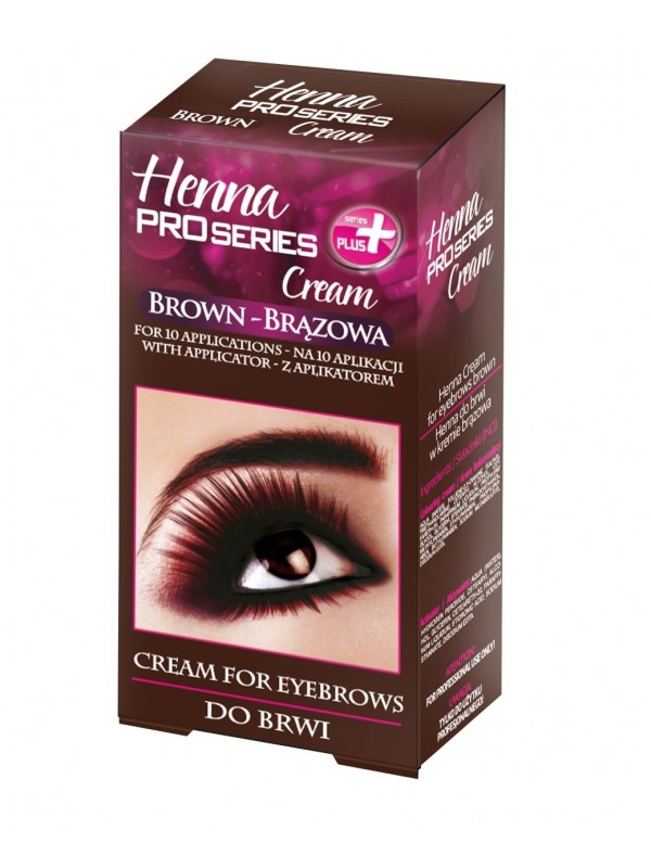 Verona Henna for eyebrows in cream Brown