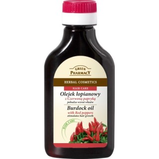 Green Pharmacy Oil for scalp and hair Burdock, Paprika 100 ml