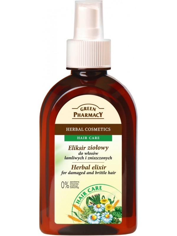 Green Pharmacy herbal elixir for brittle hair 250 ml