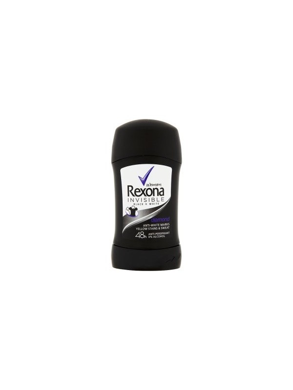 Rexona Stick Invisible black & white Dames 40 ml