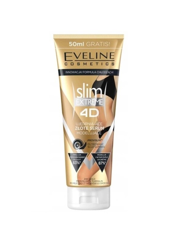 Зміцнююча золотиста моделююча Serum Eveline 4D Slim Extreme 250 мл