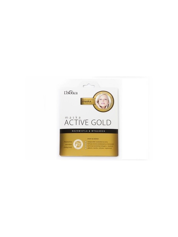 L'biotica ACTIVE GOLD MASKA HYDROŻELOWA 25 g