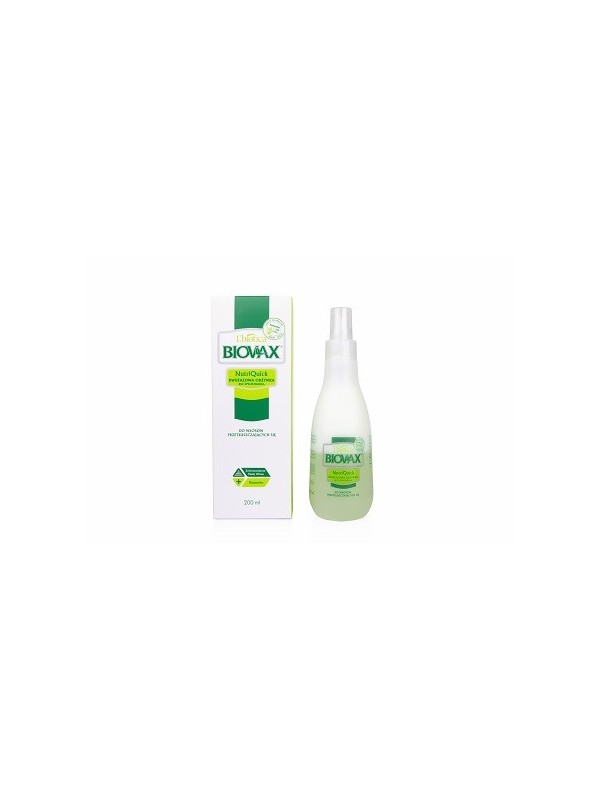 L'biotica BIOVAX leave-in conditioner voor vet haar 200 ml