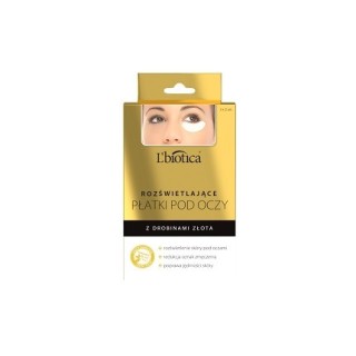 L'biotica Collagen Eye Pads Verhelderend met gouddeeltjes 3x2 stuks