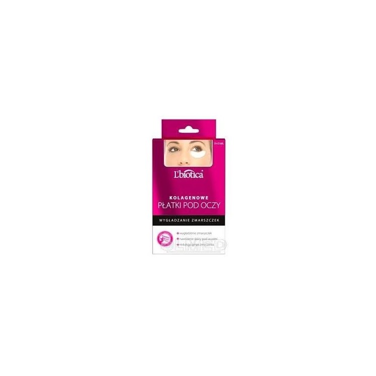 L'biotica Collagen Eye Pads Rimpels gladstrijken 3x2 stuks