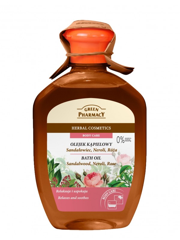 Green Pharmacy Olejek kąpielowy Sandałowiec, Neroli i Róża 250 ml