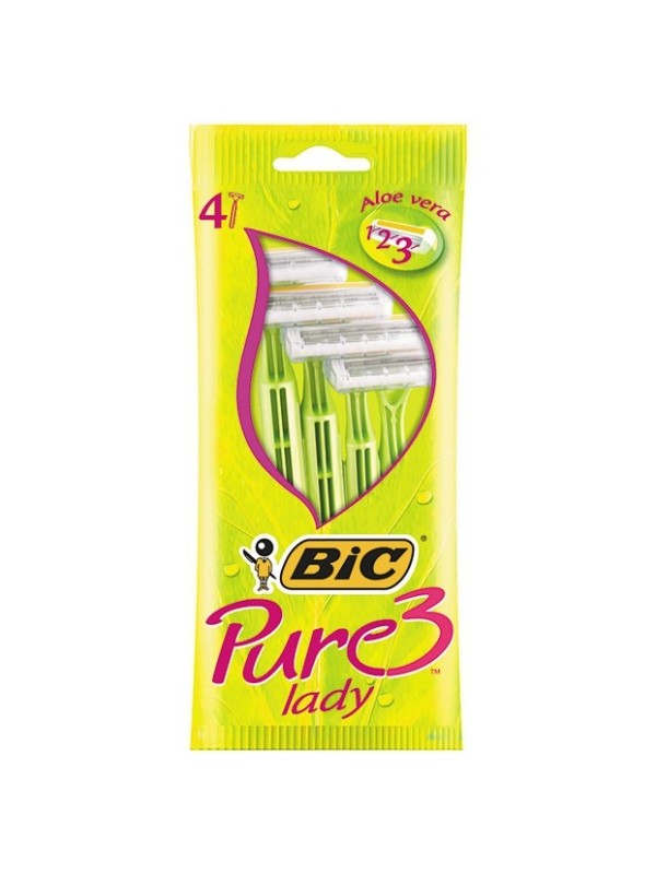 BIC Pure 3 Lady Razor 4 pcs