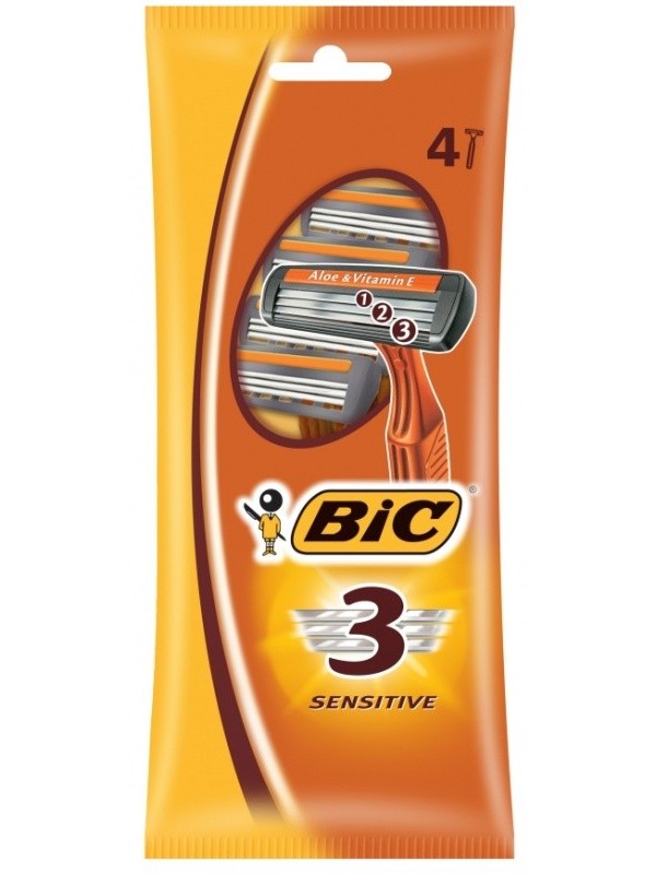 Бритва BIC 3 Sensitive 4 шт