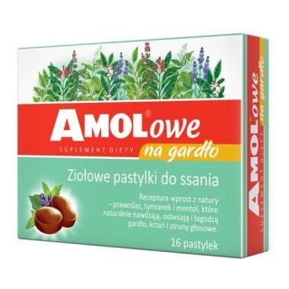 Amolowe для горла 16 пастилок