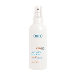 Ziaja Sun Сонцезахисна емульсія зволожуюча водостійка SPF50 +/ Спрей 170 мл