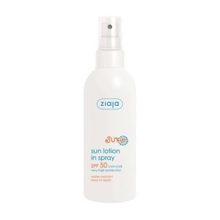 Зволожувальний сонцезахисний лосьйон Ziaja Sun водостійкий SPF50 +/ спрей 170 мл