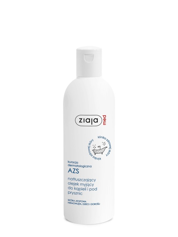Ziaja Med AZS Dermatological treating Зволожуюча олія для ванни та душу для атопічної шкіри 270 мл