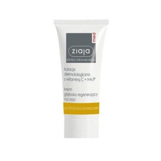 Ziaja Med Treatment met vitamine C Diep voedende gezichtscreme voor de nacht 50 ml