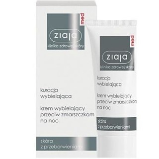 Ziaja Med Whitening treat Нічний крем для обличчя проти зморшок 50 мл