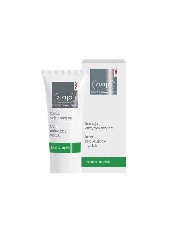 Ziaja Med Antibacteriële behandelingscrème acne verminderen dzik 50 ml