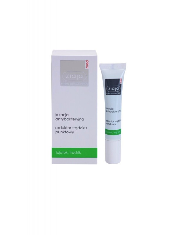 Ziaja Med Antibacteriële behandeling acne reductiemiddel 15 ml