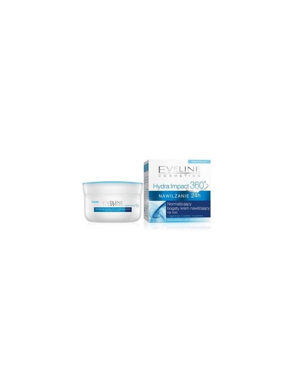 Eveline Hydra Impact 360° moisturizes and smoothes night cream 50 ml