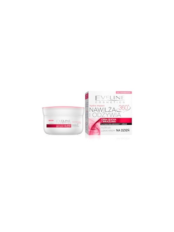 Eveline Hydra Impact 360° moisturizes and nourishes a light day cream 50 ml