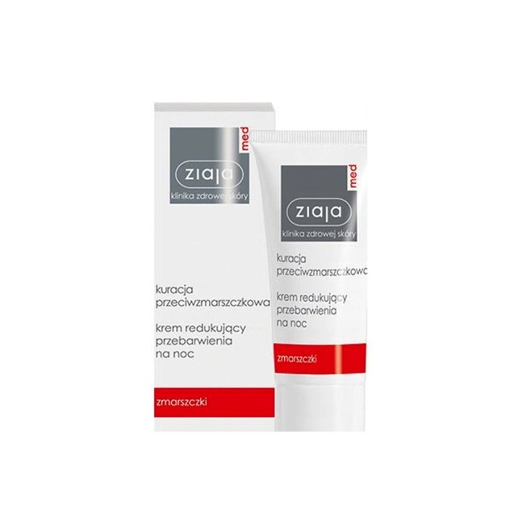 Ziaja Med Anti-Falten-Behandlung Nachtcreme zur Reduzierung von Verfärbungen 50 ml