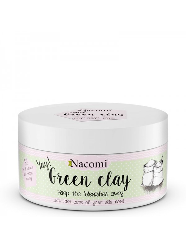 Nacomi Green clay - Cleansing mask 65 g