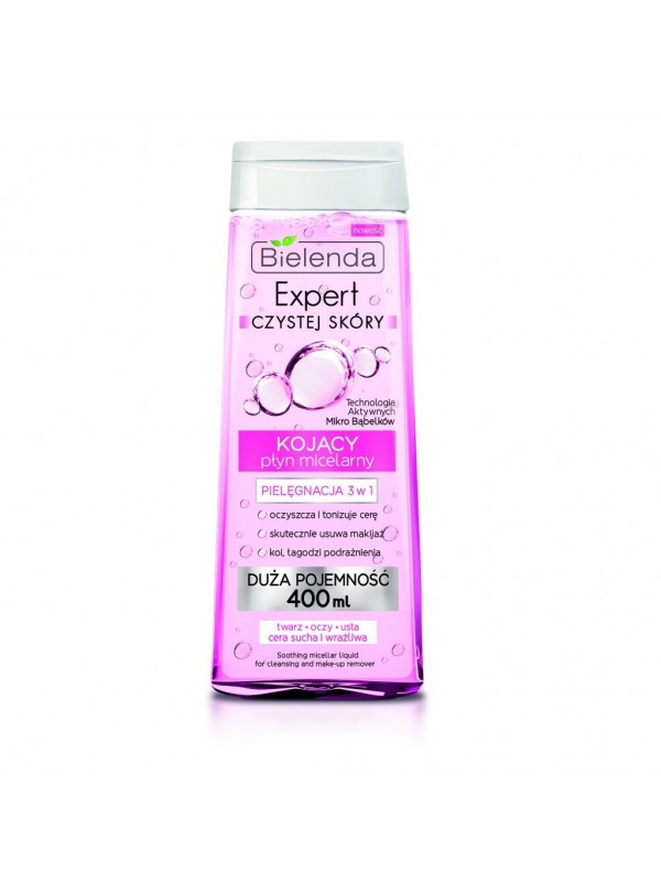 Bielenda SKIN CLINIC Clean Skin Expert soothing micellar water 3in1 400 ml