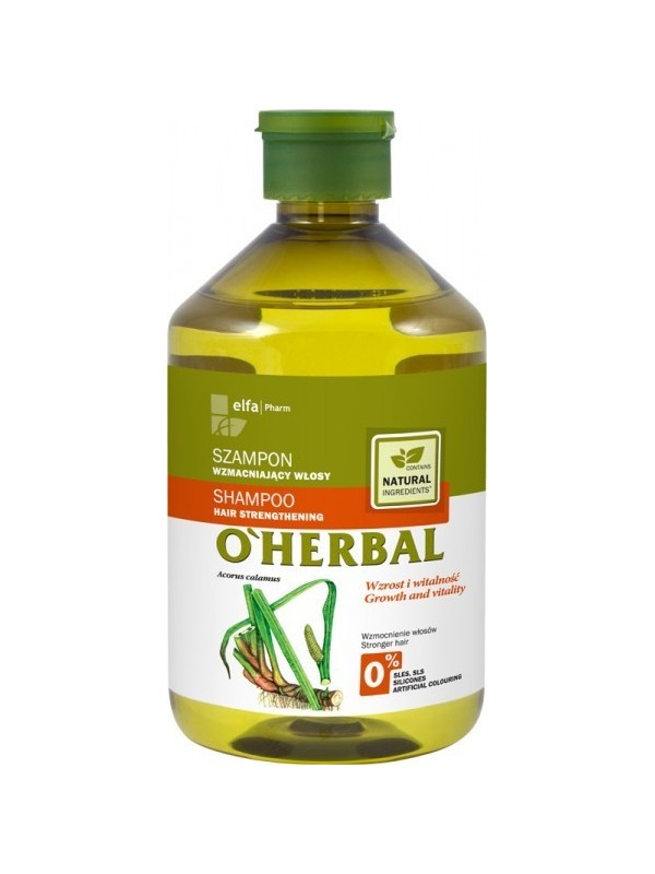 O'Herbal Szampon do włosów wzmacniający włosy z ekstraktem z korzenia tataraku 500 ml