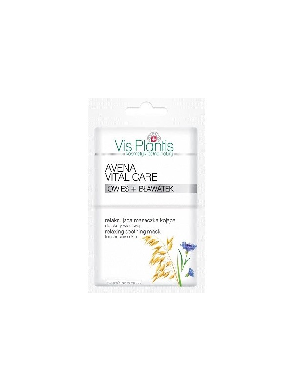 Vis Plantis Avena Vital Care Relaxing mask for sensitive skin 2x7 ml