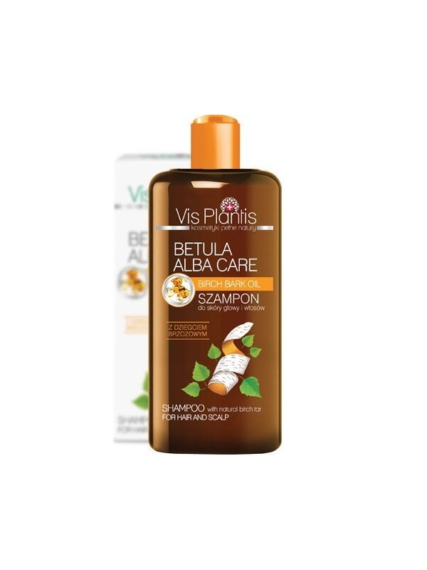 Vis Plantis Betula Alba Verzorgende Shampoo voor hoofdhuid en haar met berkenteer 300 ml