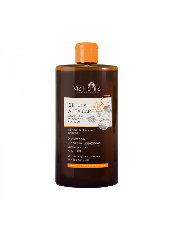 Vis Plantis Betula Alba Care Anti-roos shampoo met zink voor hoofdhuid en haar 300 ml