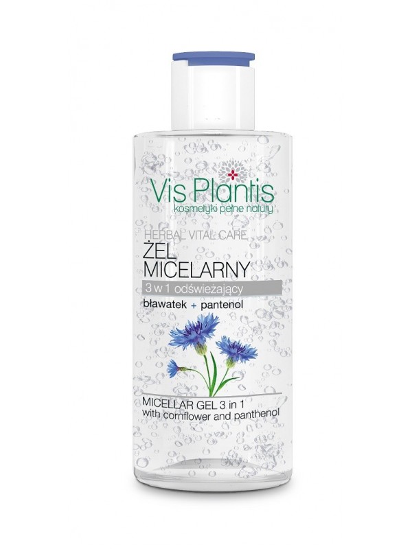 Vis Plantis Herbal Vital Care Micellar gel 3in1 Cornflower + pantenol 150ml