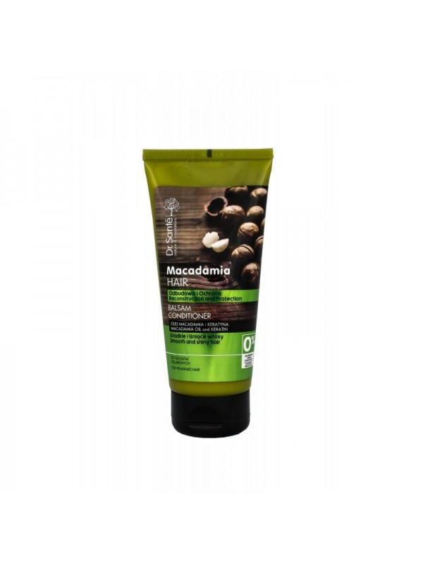 Dr. Santé Macadamia Hair Rebuilding en beschermende haarbalsem met macadamia-olie en keratine 200 ml