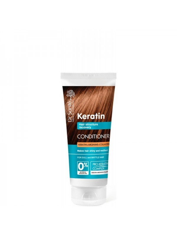 Dr. Santé Keratin Hair з кератином, аргініном і колагеном для тьмяного і ламкого волосся 200 мл