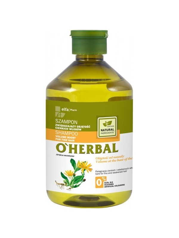 O'Herbal Volumizing shampoo for fine hair with arnica extract 500 ml