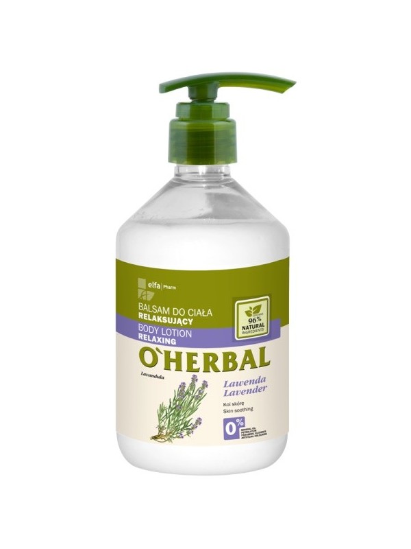 O'Herbal Ontspannende BODYBALM met lavendelextract 500 ml