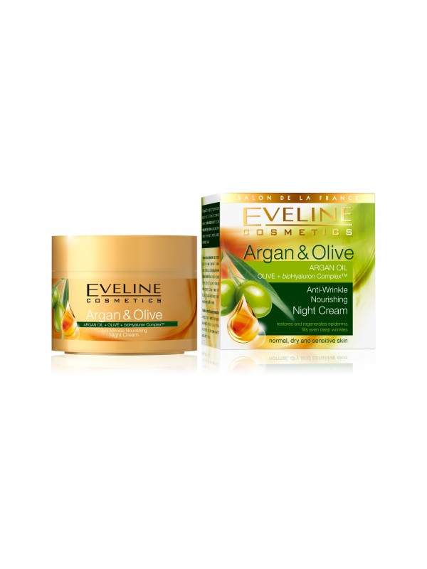 Eveline Argan & Olive Krem na noc 50 ml