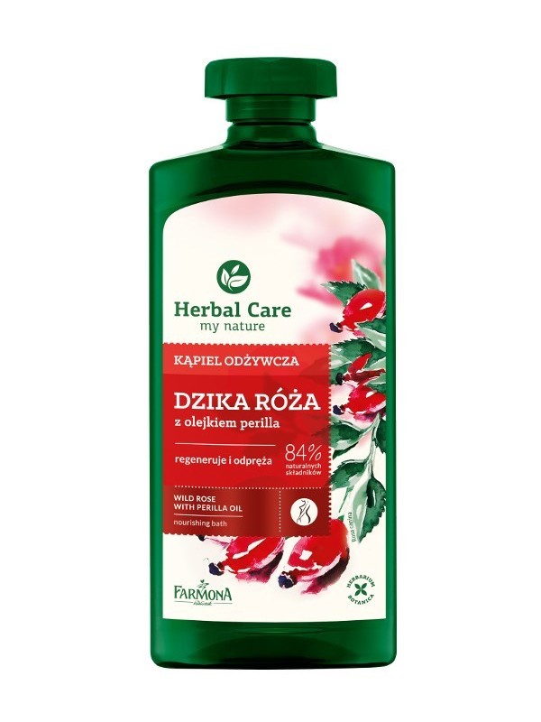 Живильна ванна для ванн Farmona Herbal Care Wild Rose з олією Perila 500 мл