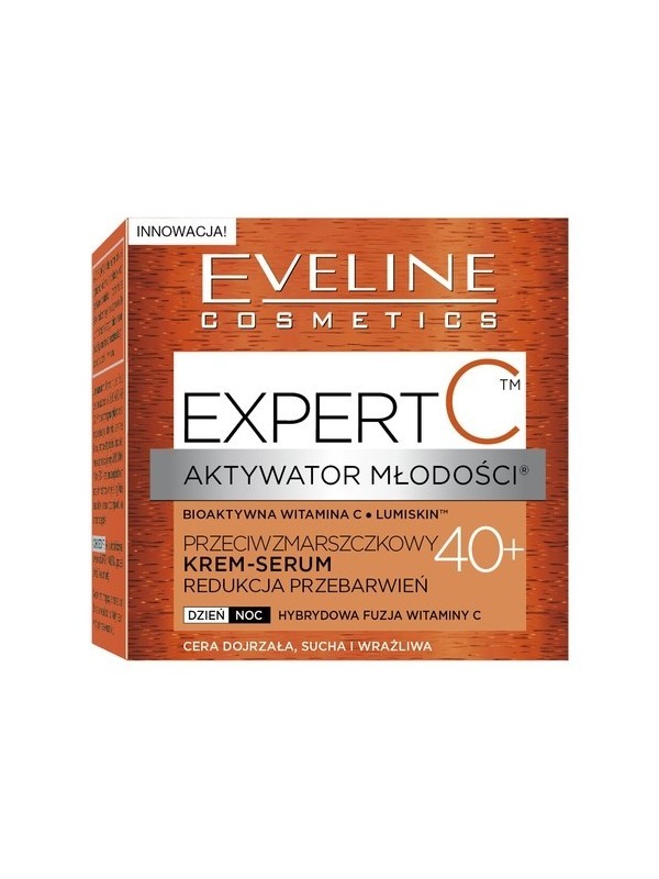 Eveline Expert C Youth activator крем проти зморшок - serum зменшення знебарвлення 40+ день/ніч 50 мл