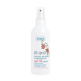 Ziajka baby lotion waterproof protection high SPF 30 spray 170 ml