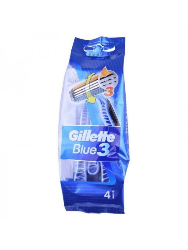 Gillette Blue 3 4 pcs