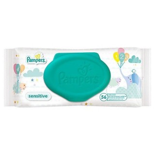 Pampers Sensitive vochtige doekjes 52 stuks