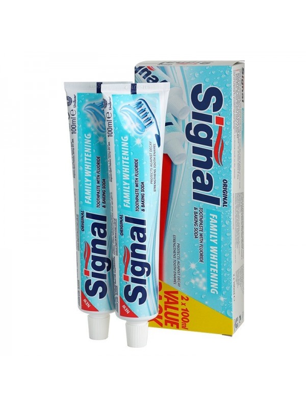 Signal Whitening Twin toothpaste 2x100 ml