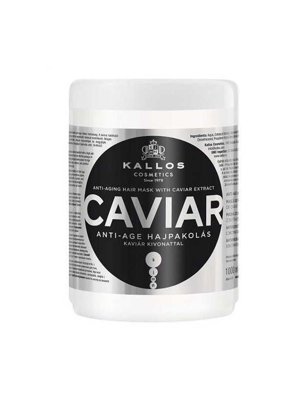 Kallos Haarmasker met kaviaarextract Kaviaar 1000 ml