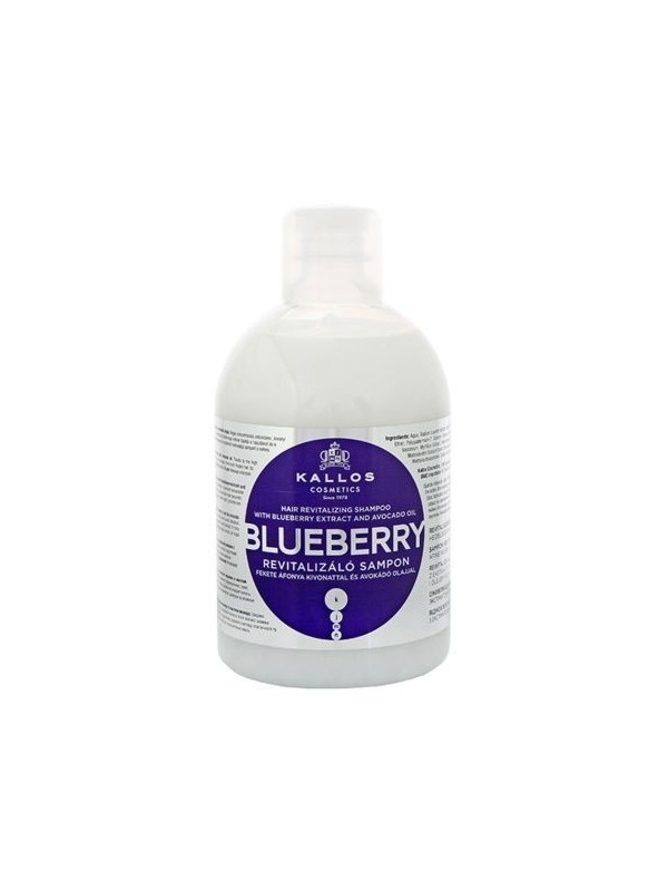 Kallos Shampoo voor haar voedend Blueberry 1000 ml