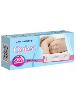 Quixx plate pregnancy test...