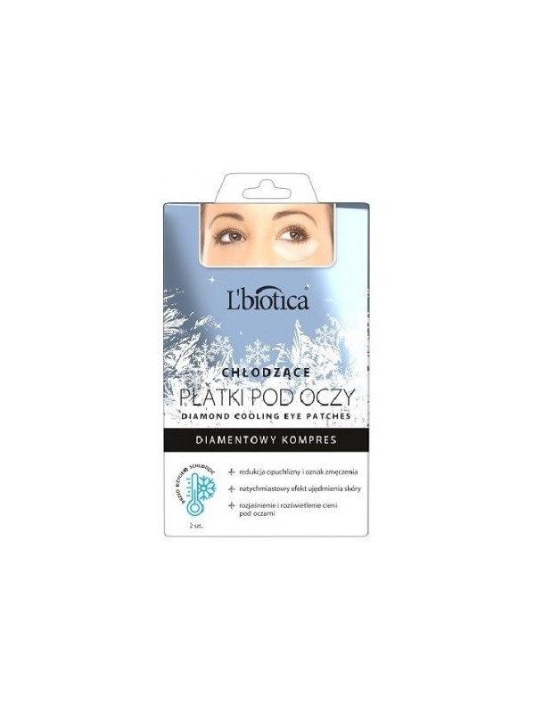 L'biotica DIMONDS COOLING EYE PADS 2 st.