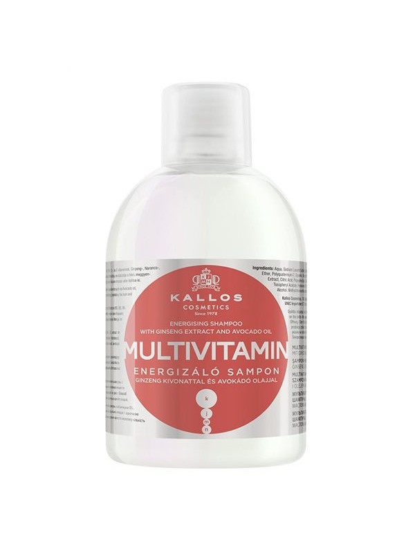 Kallos Energizing Hair Shampoo Multivitamin 1000 ml