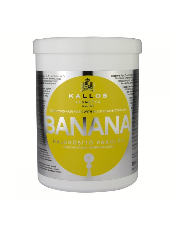 Kallos Banana hair mask 1000 ml