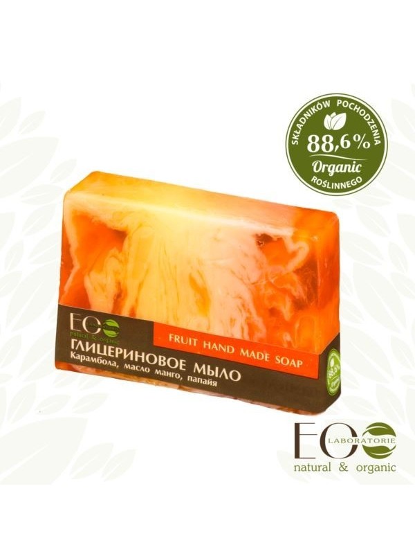 EO Laboratories natuurlijke Glycerinezeep - handgemaakt - fruit 130 g - 1141